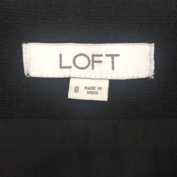 Gorgeous black Loft skirt size 8 - Picture 4 of 4
